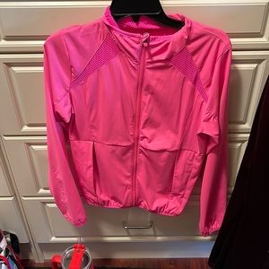 Zyia hot pink bomber jacket size small EUC